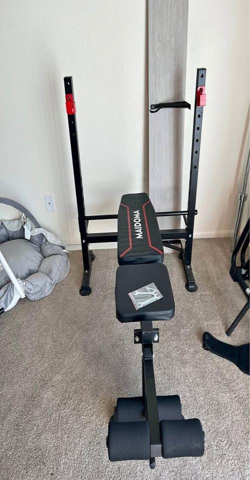 Bench press and Leg Extension